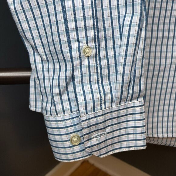 Van Heusen Men's Plaid Dress Shirt Size M 15-15 1/2 NWOT - Picture 4 of 8